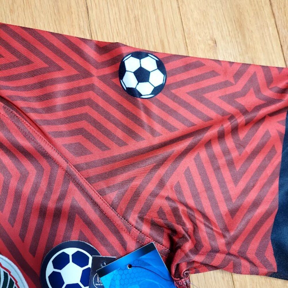 México Soccer Jersey Size L Nueva New Mexico Soccer Shirt MSRP NWT $70 - Picture 7 of 11